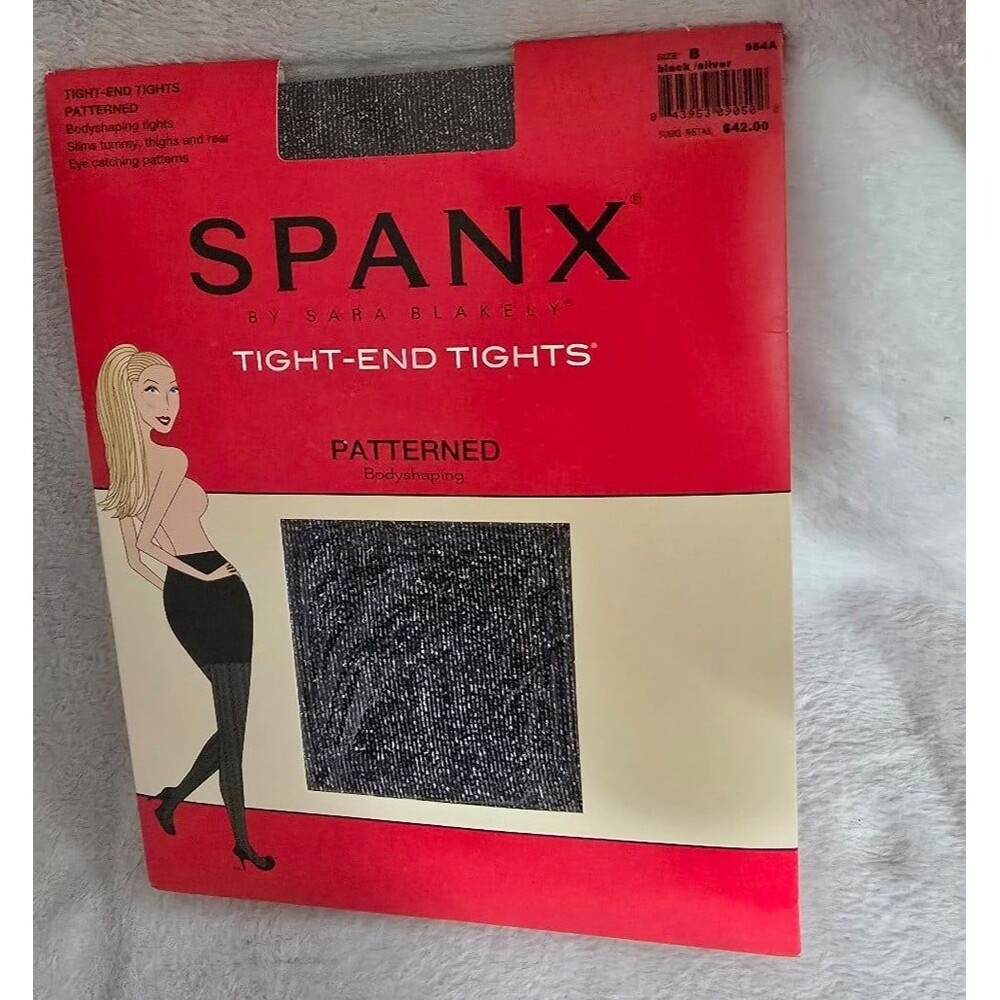 Spanx Shimmer Tight End Tights Patterned Tights sz B pants11